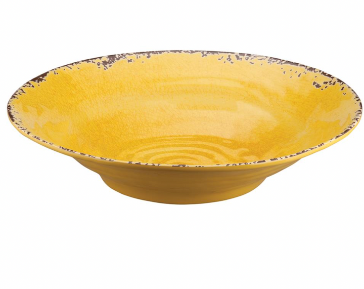 LW Crackle Melamine 16" Bowl