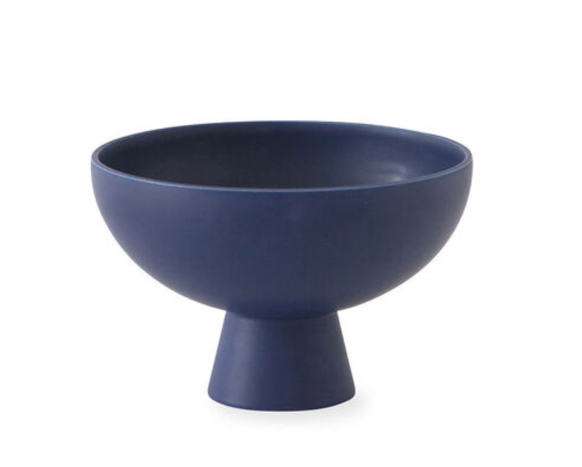 Small Blue Earthenware Bowl