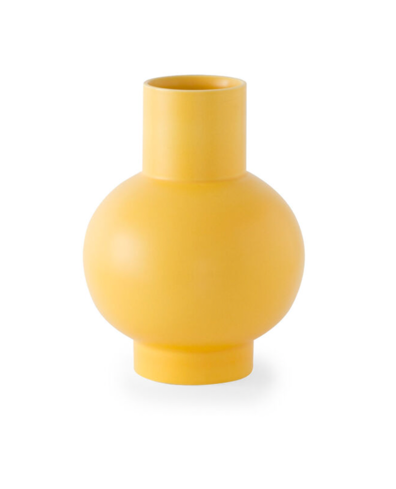 XLarge Yellow Earthenware Vase