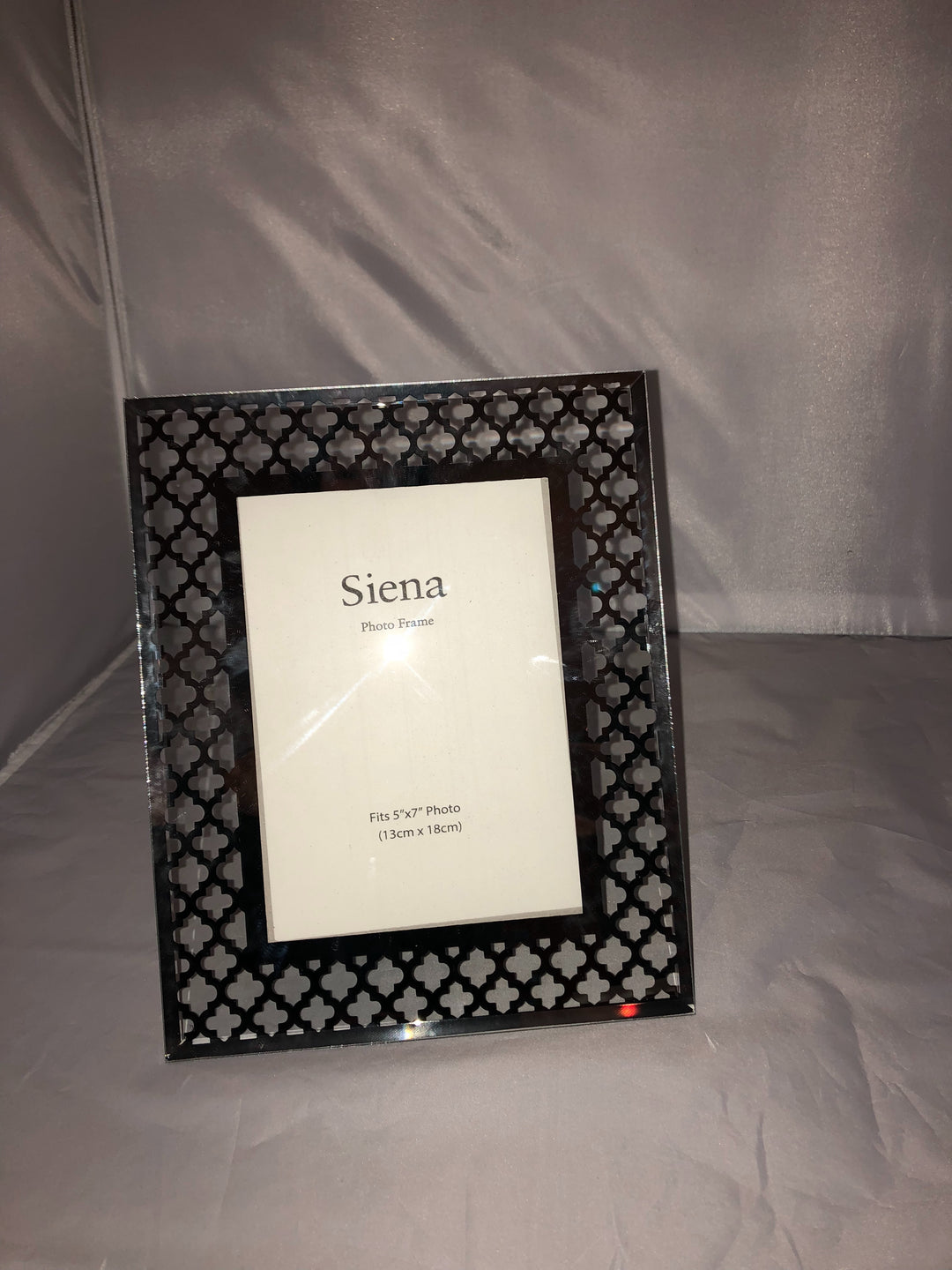 Lattice Silver frame