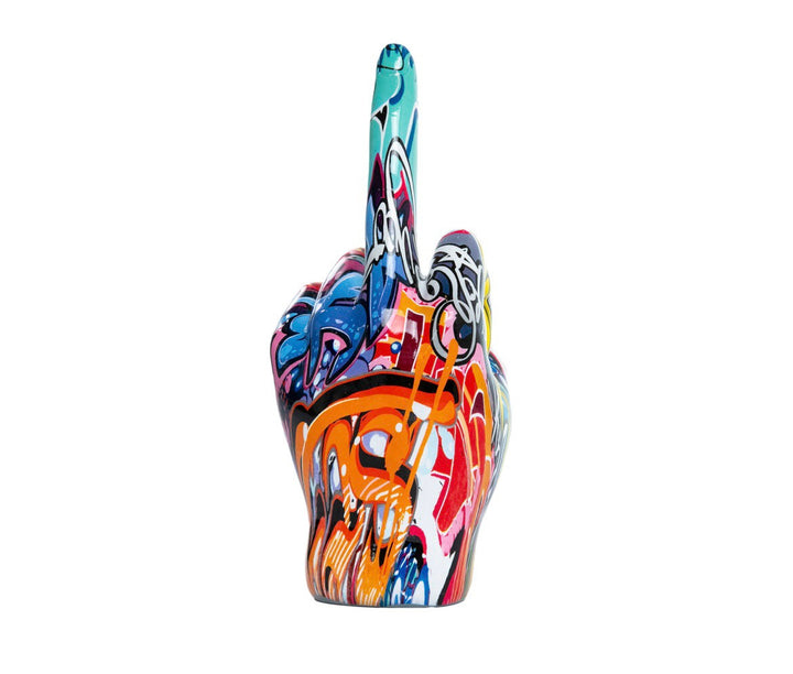 Street Art Table Top Middle Finger