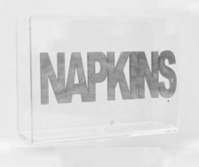 Lucite Napkin Holder