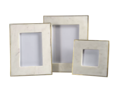 White marble frames 5 x 7