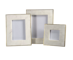 White marble 3.5 x 3.5 frame