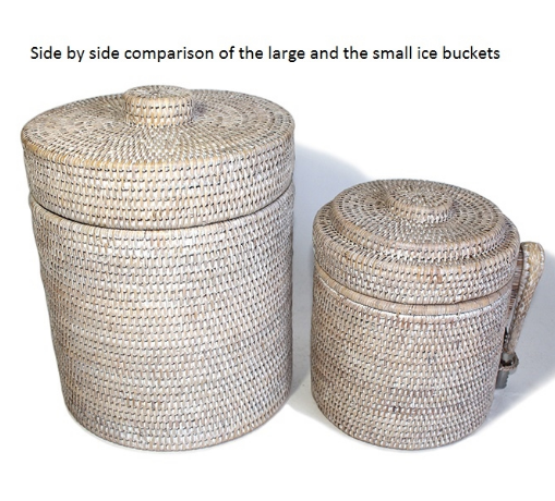 Small Rattan ice bucket