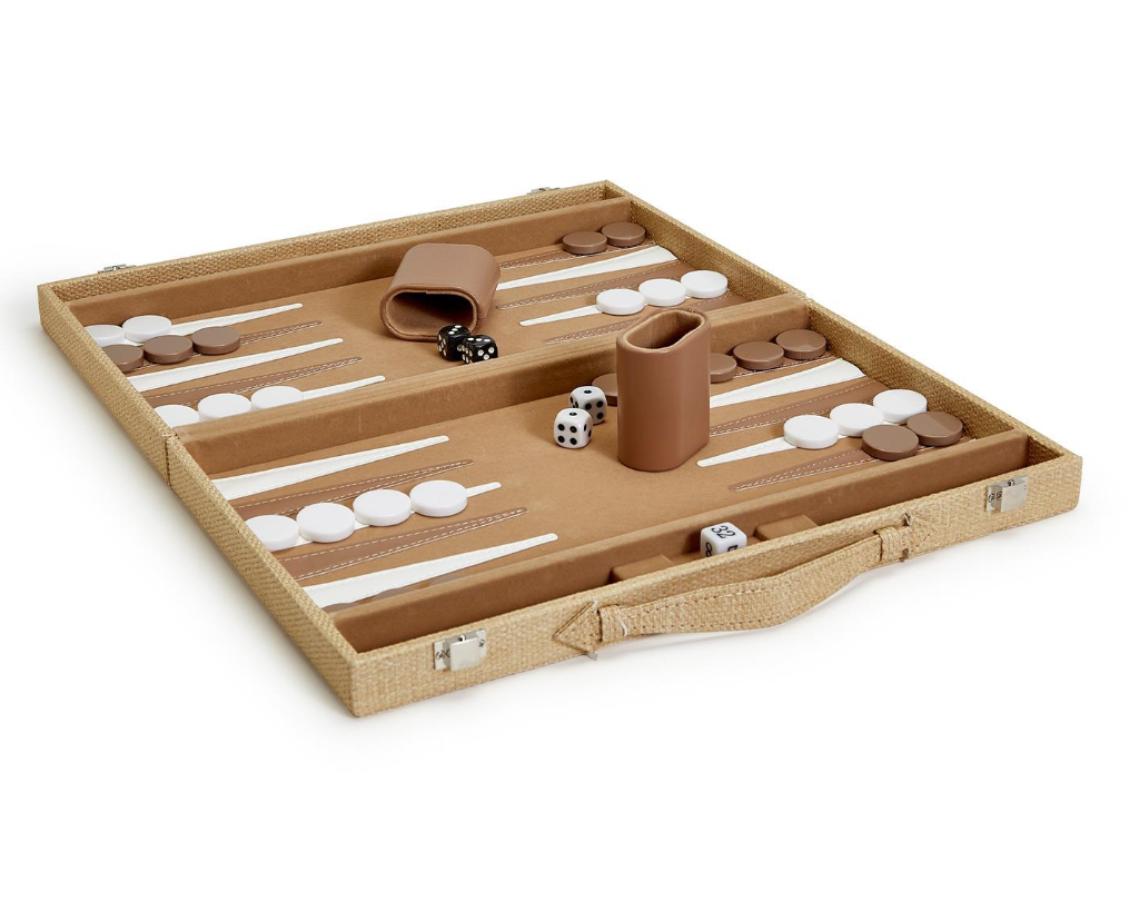Set de Backgammon Premium de 40 x 53 cm - Tablero Negro con Rojo Set de Backgammon Premium de 40 x 53 cm - Tablero Negro con Rojo