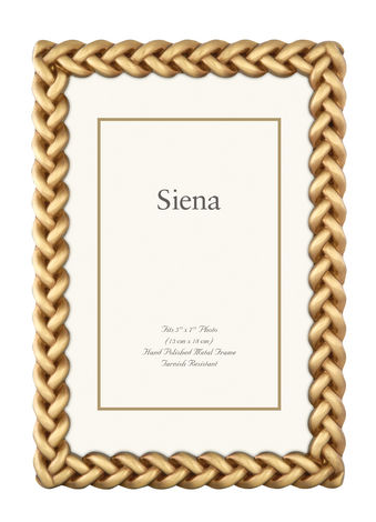 Gold Braided 4 x 6 Frame