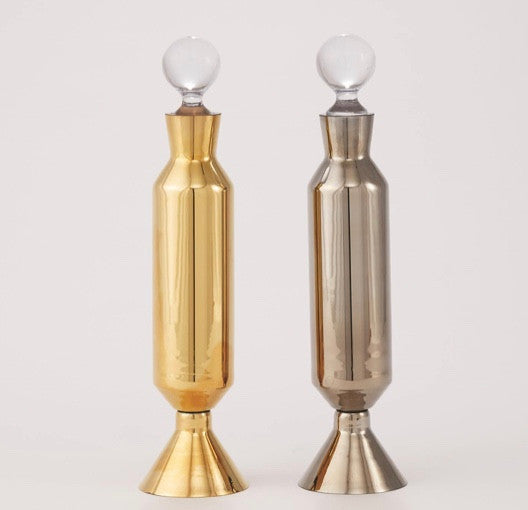 Henrietta Gold Metallic Decanter