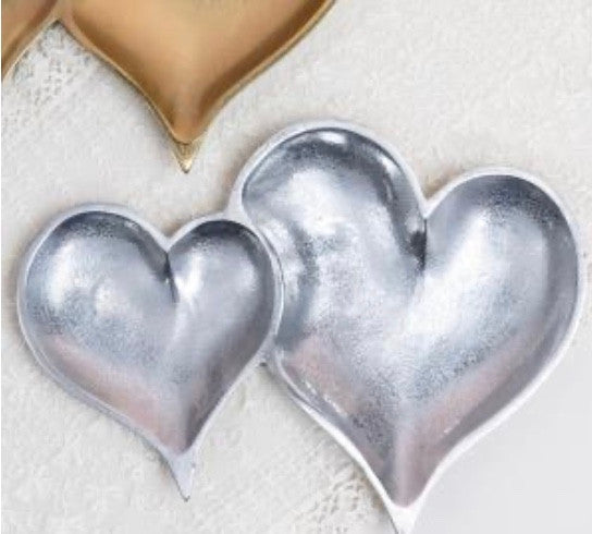 Two Heart Textured Tray