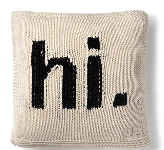 Knit Hi Pillow