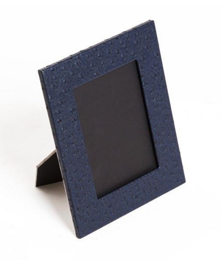 Ostrich Style Leather 5 x 7 Frame