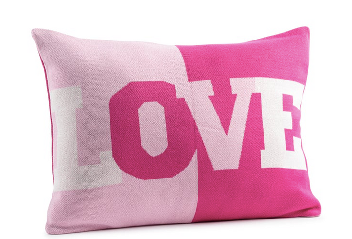 Blue Love Pillow