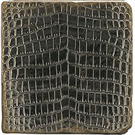 Charcoal Gray Croc Trivet