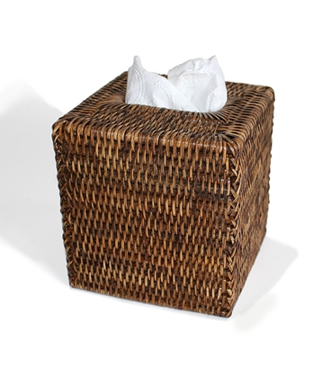 Rattan Tissue box