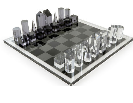 Lucite Chess Set