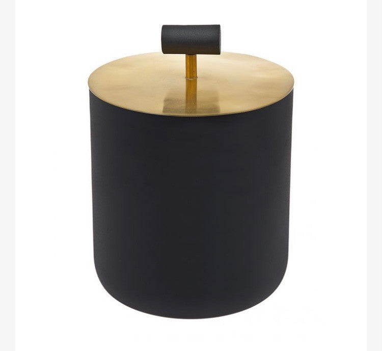 Encalmo black and gold Ice bucket