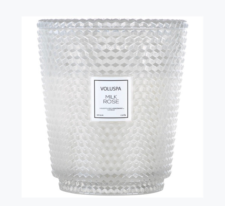 Voluspa Milk Rose Hearth Candle